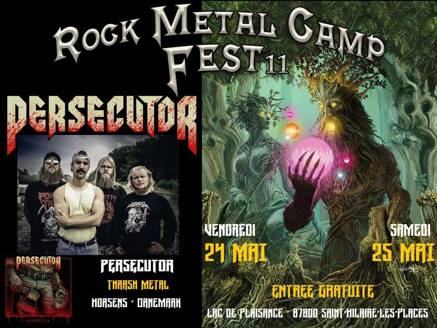 Persecutor annoncé au Rock Metal Camp Fest 2024