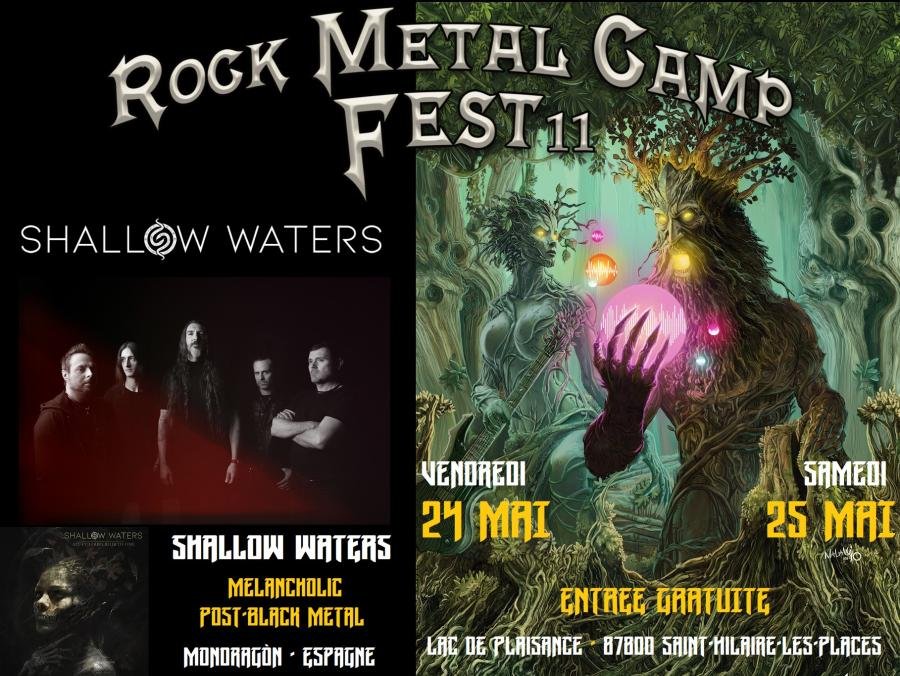 Shallow Waters rejoint l’affiche du Rock Metal Camp Fest 2024