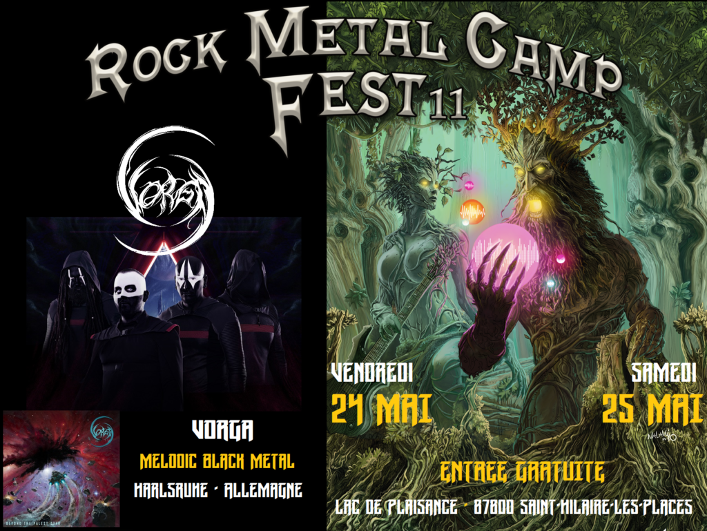 Vorga s’ajoute à l’affiche du Rock Metal Camp Fest 2024