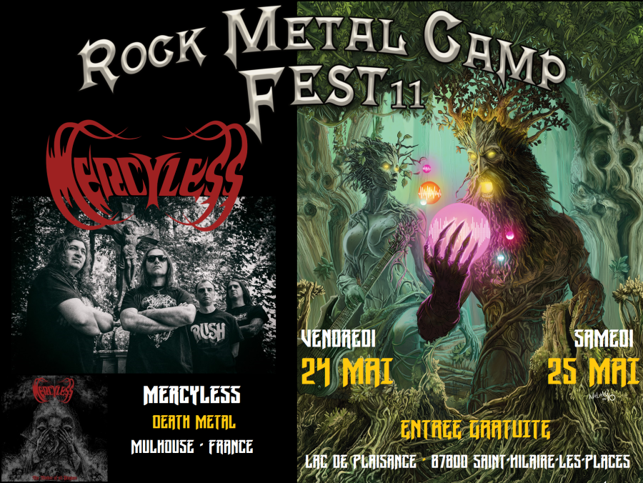 Mercyless annoncé au Rock Metal Camp Fest 2024