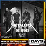 Running Order du I-Days Milano 2024 – Metallica