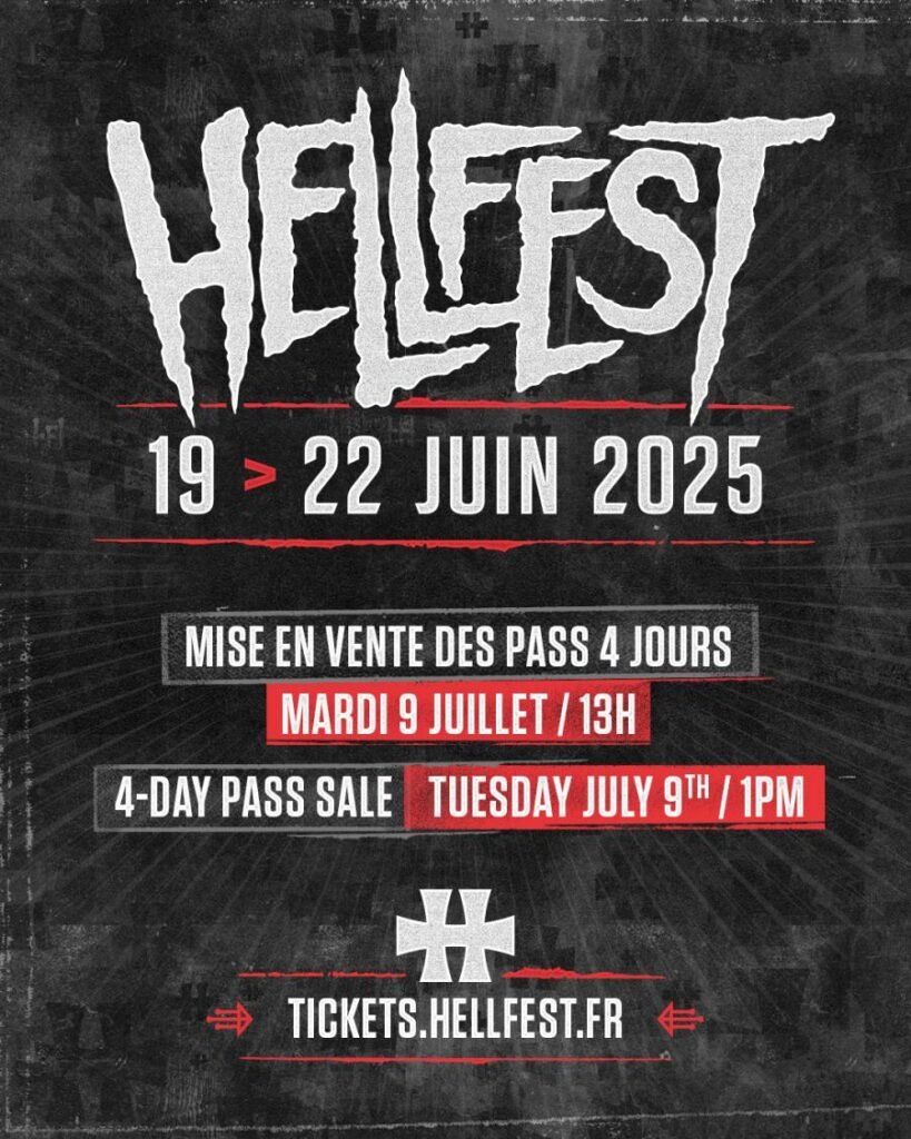 Hellfest 2025 – Mise en vente des pass le 7 juillet