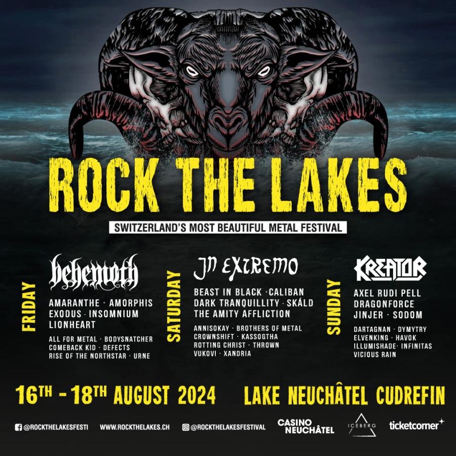 Running Order du Rock The Lakes 2024