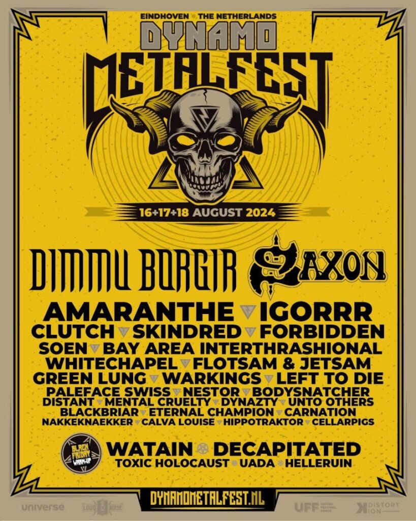 Running Order du Dynamo Metal Fest 2024