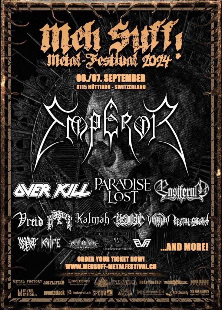 Running Order du Meh Suff! Metal-Festival 2024