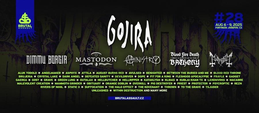 Nouveaux groupes pour le Brutal Assault 2025