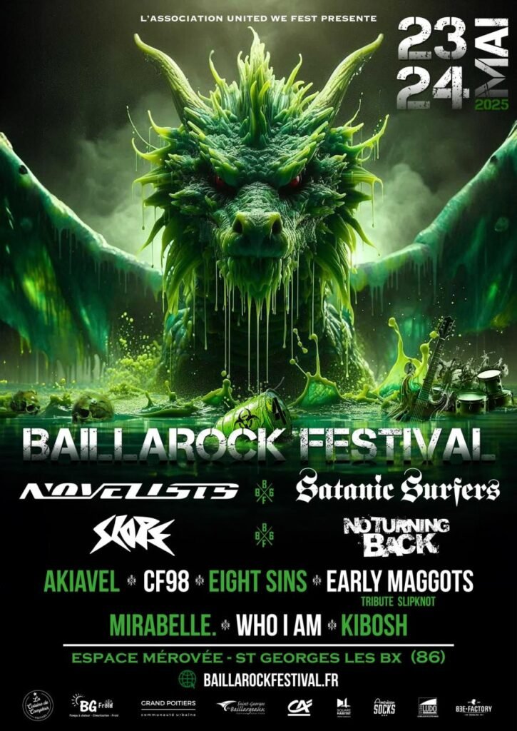 Nouveaux groupes pour le Baillarock Festival 2025