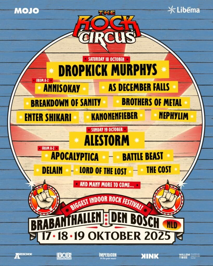 Nouveaux groupes pour le The Rock Circus 2025