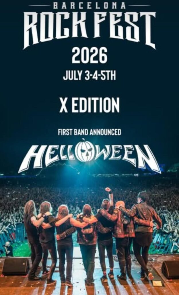 Annonce du Rock Fest Barcelona 2026